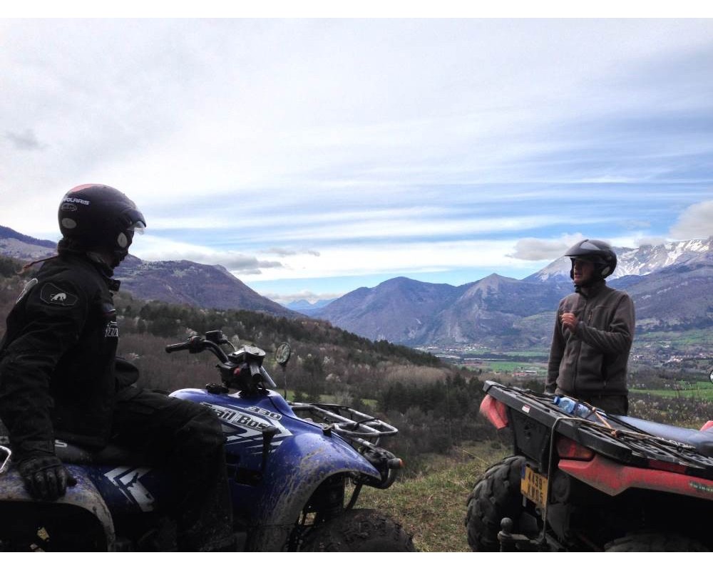 2 uur durende Quad-wandeling in Gap